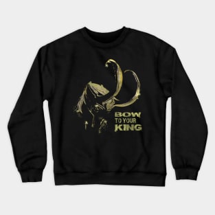 Loki Bow To Your King Crewneck Sweatshirt